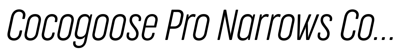 Cocogoose Pro Narrows Compressed Ultra Light Italic
